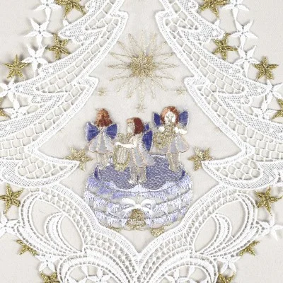 Fensterbild Spieldose blau Detail