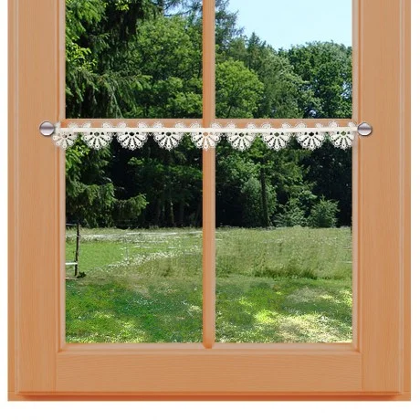 Kleine Feenhaus-Spitzenkante Loni 6,5 cm Blumenspitze natur