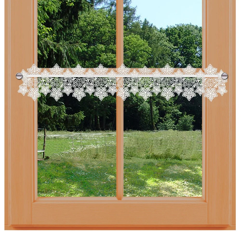 Feenhaus-Spitzenkante Jolanda 13 cm Blumenspitze natur