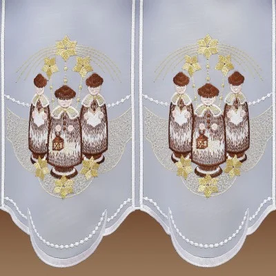 Weihnachts-Scheibengardine Kurrende Detailansicht