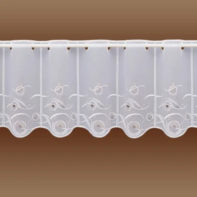 Scheibengardine Calinda modern Komplettansicht