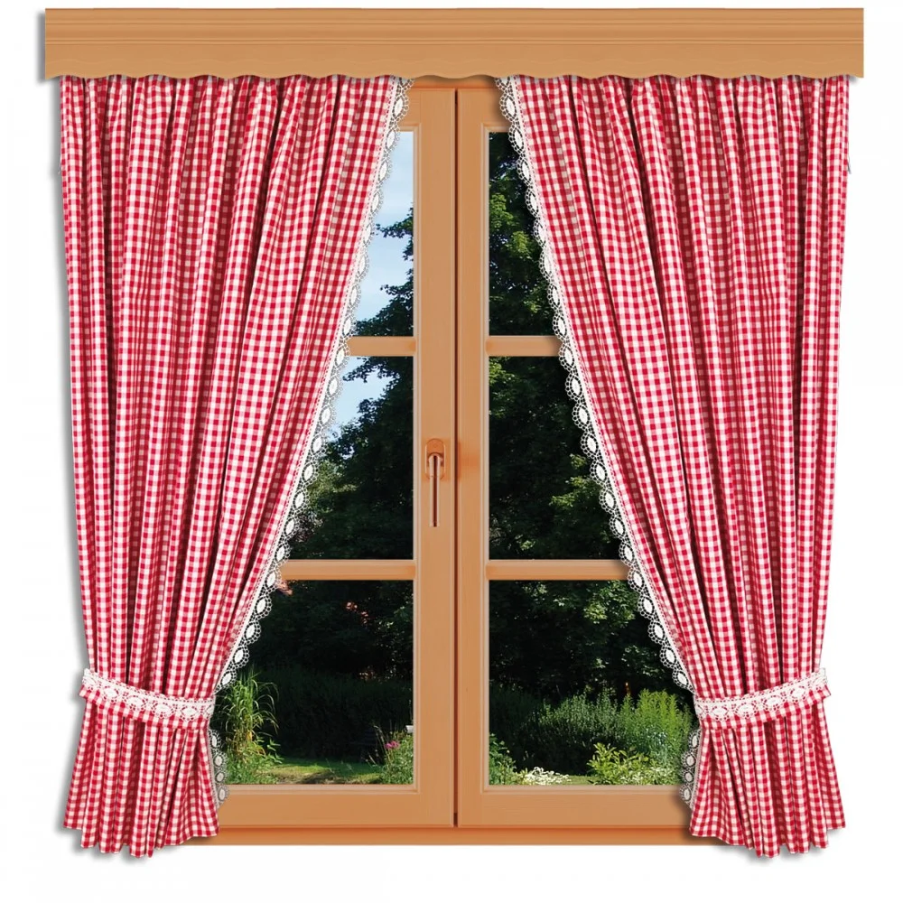 Set 2 Landhaus-Dekoschals Helena