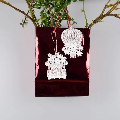 Blumenmobile 2 Stück  Glücksanhänger an Geschenktasche