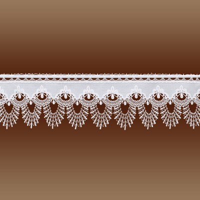 Feenhaus-Spitzengardine Nastja weiss kurz ohne Hintergrund