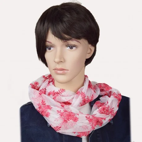 Loop-Schal Schlauch-Schal Hals-Tuch rot