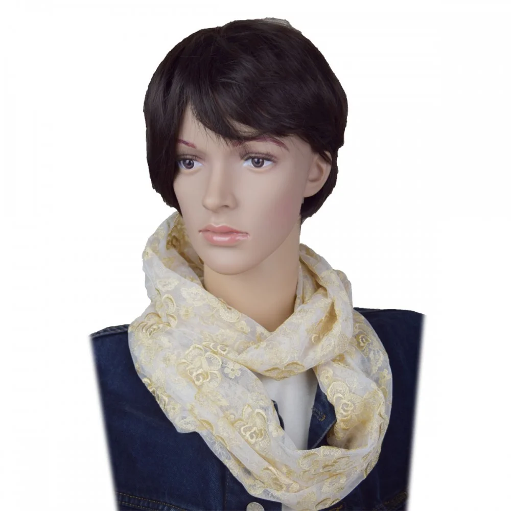 Loop-Schal Schlauch-Schal Hals-Tuch  Rund-Schal Lea beige