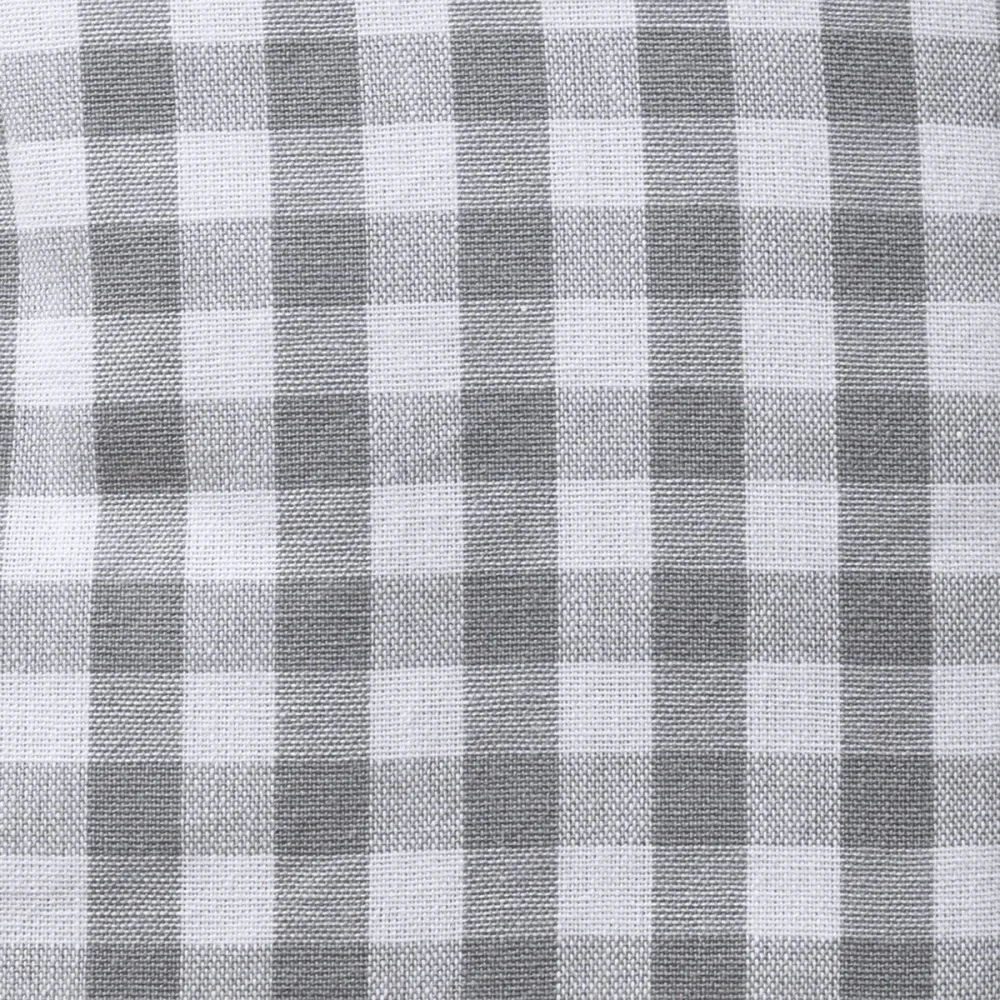 Stoffmuster Hannah grau-weiß kariert