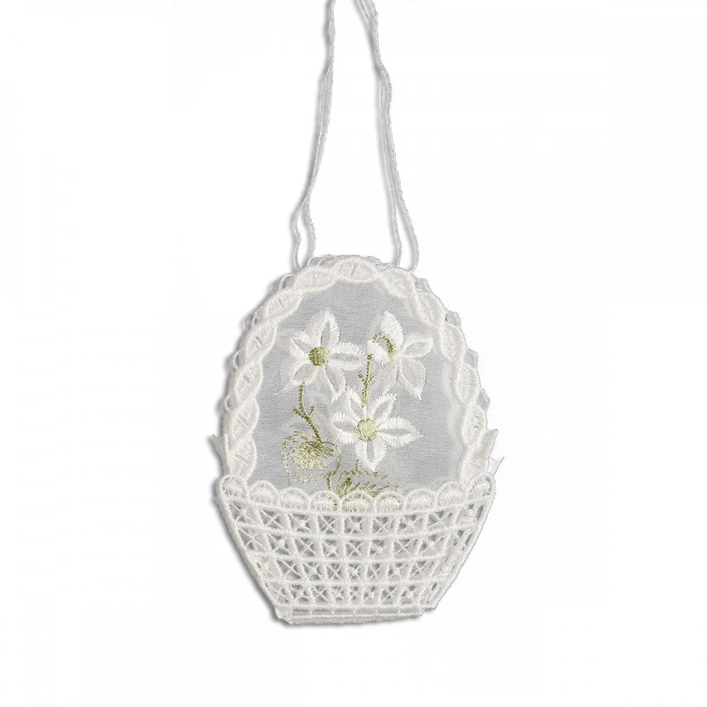 Gestickte Geschenke-Tasche Blume