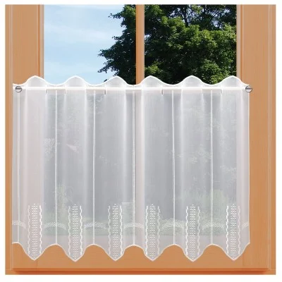 Fensterdeko Caroline aus Plauener Spitze 55er Höhe