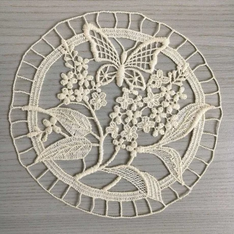 Dekorino Schmetterling echte Plauener Spitze