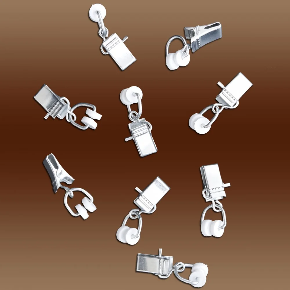 Rollringe mit Klammern für T-Schiene