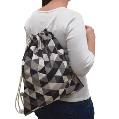 Gymbag Hedda mit geometrischem Muster