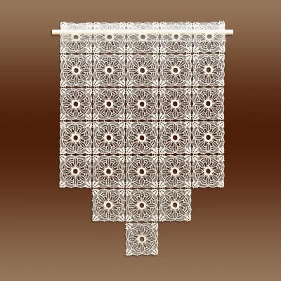 Spitzen-Scheibenhänger Asra Plauener Spitze natur kurze Variante