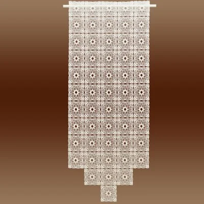 Spitzen-Scheibenhänger Asra Plauener Spitze natur lange Variante
