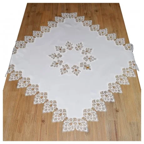 Luftspitzen-Rahmendecke Jette quadratisch