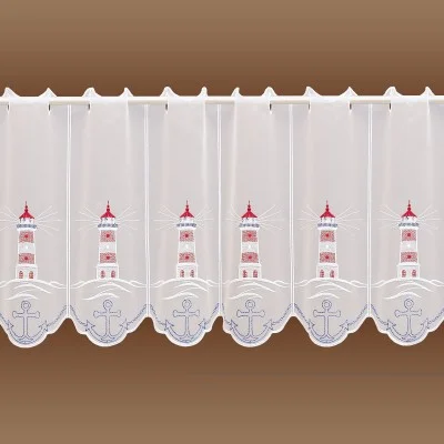 Maritime Scheibenhänger Leuchtturm mit Anker Musterbild