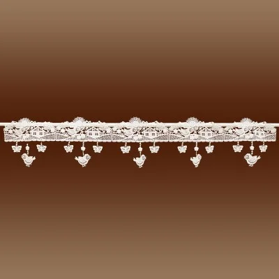 Feenhaus Spitzengardine Sommerlandschaft Musterbild