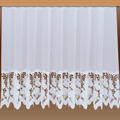 Hübscher Stickerei-Store Rosa weiß mit 30 cm breiter Spitze Einzeldarstellung