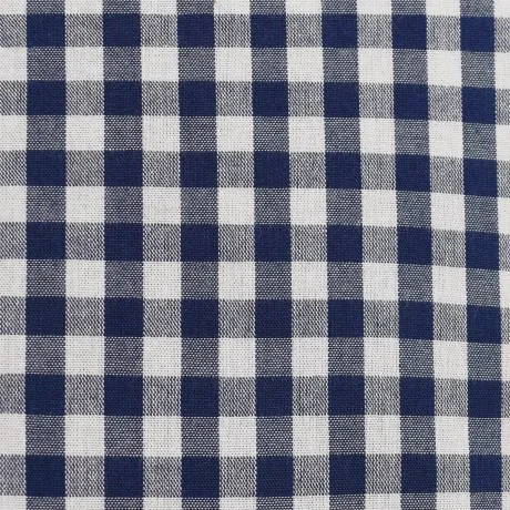 Stoffmuster Hannah blau-weiß kariert