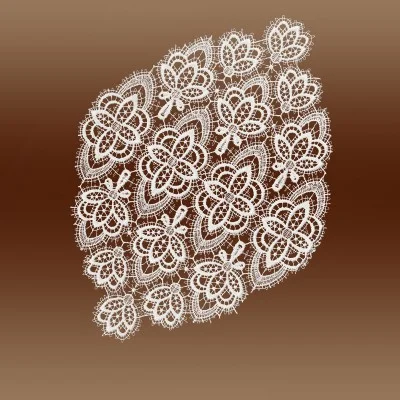 Tischläufer Reni Echte Plauener Spitze natur klein
