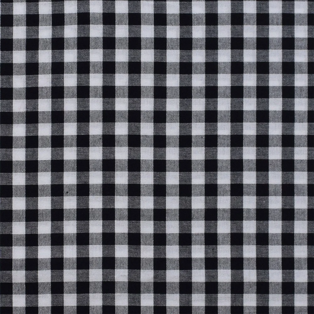 Stoffmuster Hannah schwarz-weiß kariert