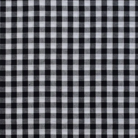 Stoffmuster Hannah schwarz-weiß kariert