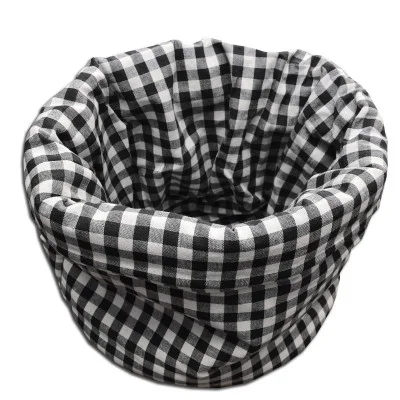 Brotkörbchen Hannah schwarz-weiß kariert