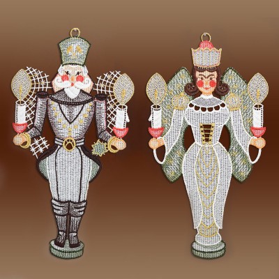 2er Set Spitzenbilder Bergmann & Engel Musterbild