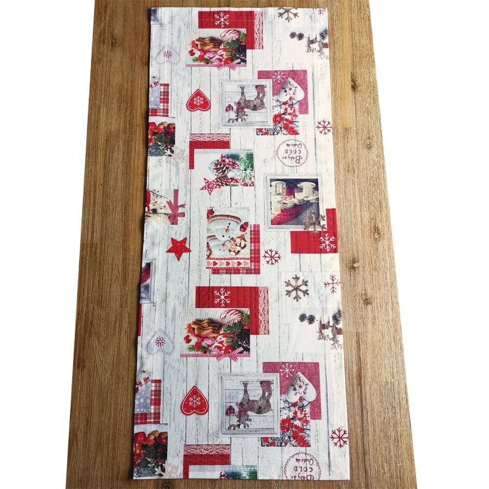 Tischläufer Weihnachtsfreude Adventsgebäck Beispielbild