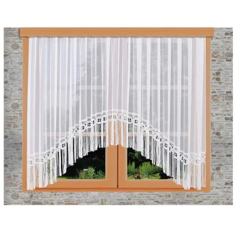 Blumenfenster-Store Melly an einem Fenster