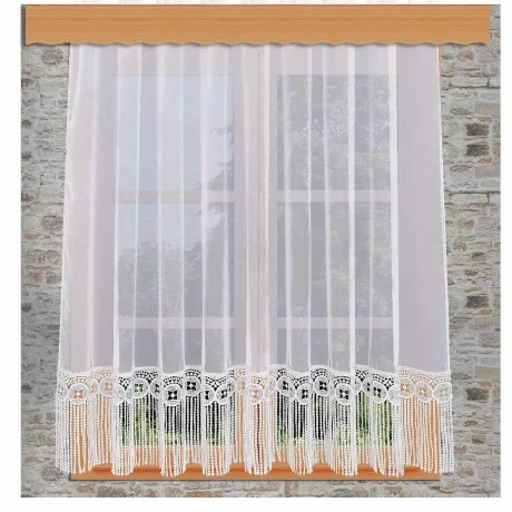 Stickereistore Melly an einem Fenster