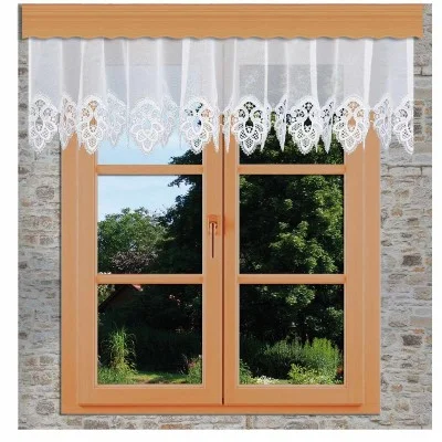 Querbehang Jette an einem Fenster