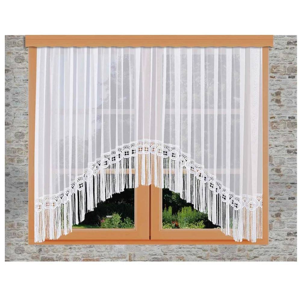 Blumenfenster-Store Melly an einem Fenster