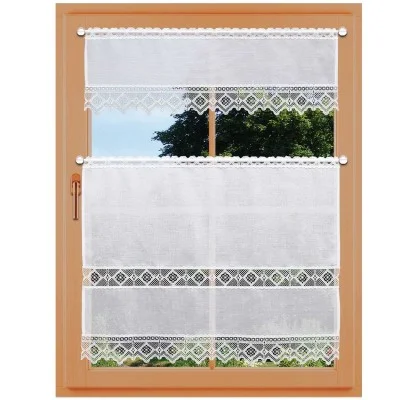 Feenhausgardine Luisa Plauener-Spitzengardine Dekorationsbeispiel