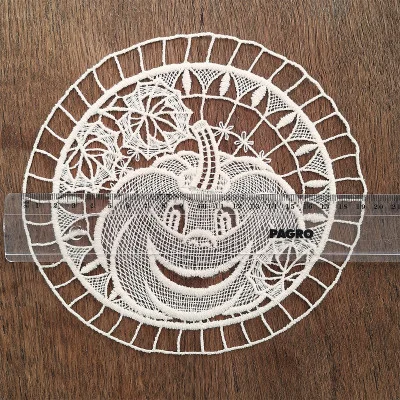 Tischdecke Kürbis Plauener Stickerei Maße