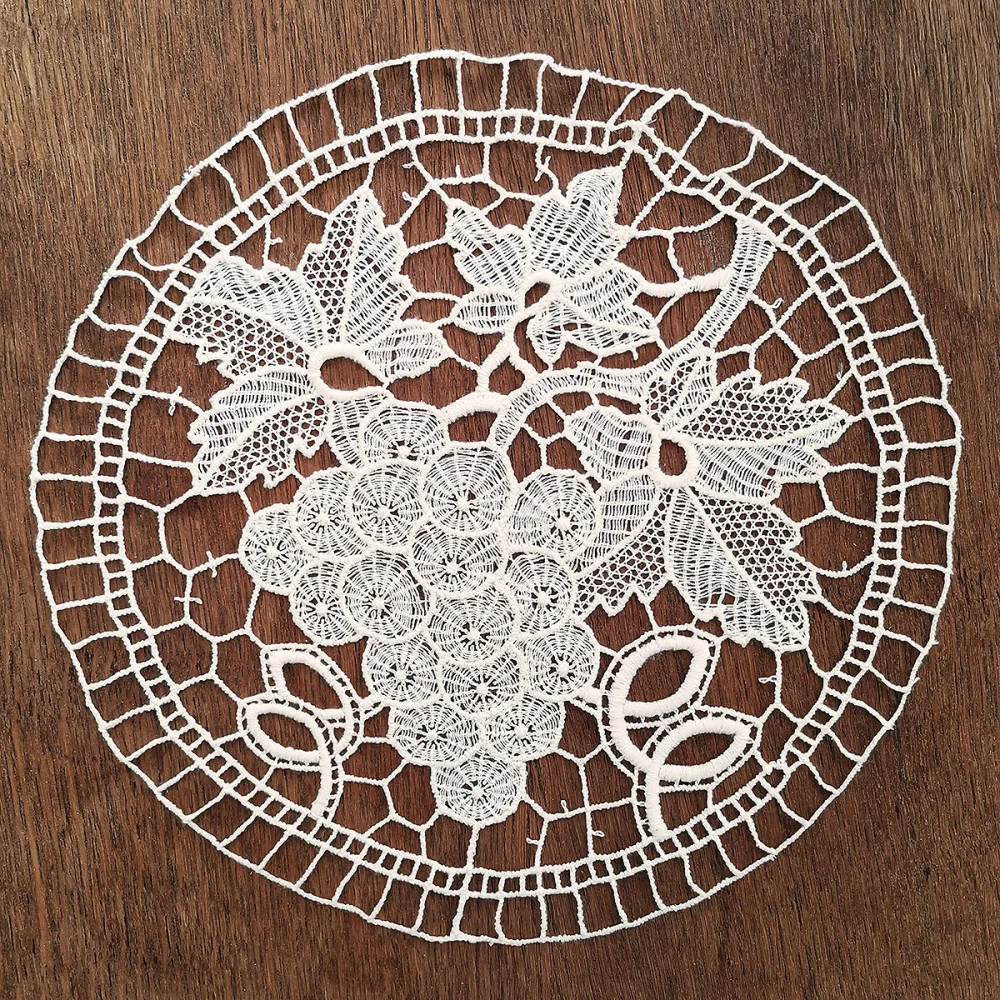 Dekorino Weintrauben Plauener Spitze