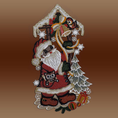 Fensterdeko Santa Claus Musterbild