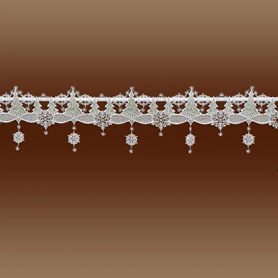 Feenhausgardine Wintertannen Musterbild