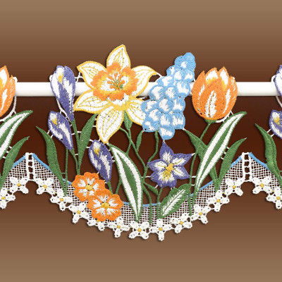 Spitzengardine Frühlingswiese Detailbild