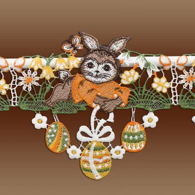 Spitzengardine Osterhase Detailbild