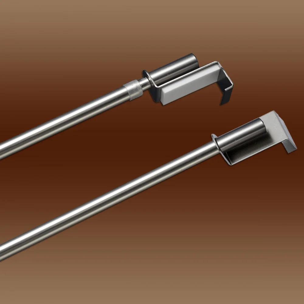 Spannstange Gardinenstangen Nenette edelstahlfarben Zylinder Durchmesser 9mm