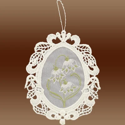 Kleiner Anhänger mit Schneeglöckchen Detailbild