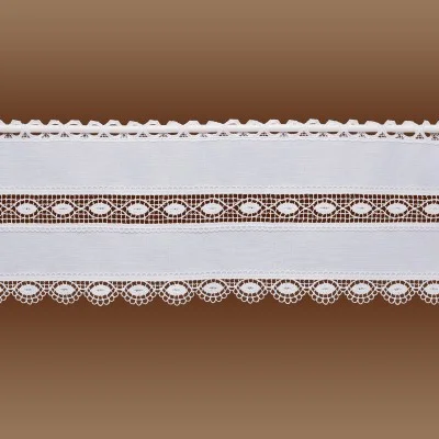 Feenhausgardine Helene mit Mttelspitze 26 cm