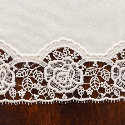 Tischdecke Rena Detailbild Rosenspitze