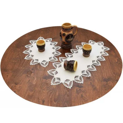 Tischdecken-Serie Viola in Sternform Dekobeispiel