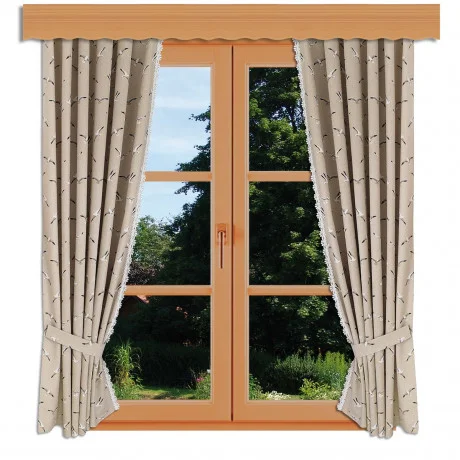 Dekoschalset Ilma mit Plauener Spitze Beispielbild