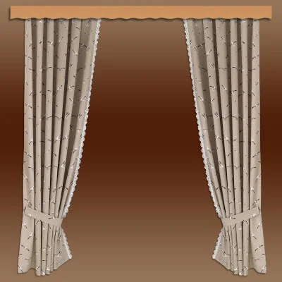 Seitenschals Ilma mit kleinen Möwen Musteransicht