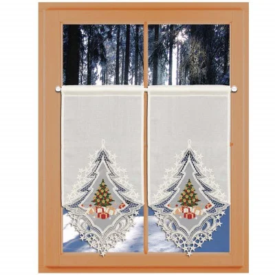 Advents-Scheibenhänger Bescherung Dekobeispiel