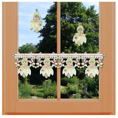 Feenhausgadine Lilly Blumenkinder Beispielbild mit Fensterbildern