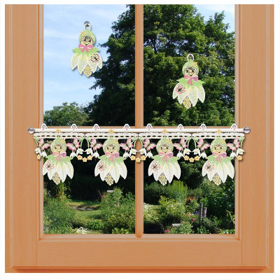 Feenhausgadine Blumenkinder Beispielbild mit Fensterbildern